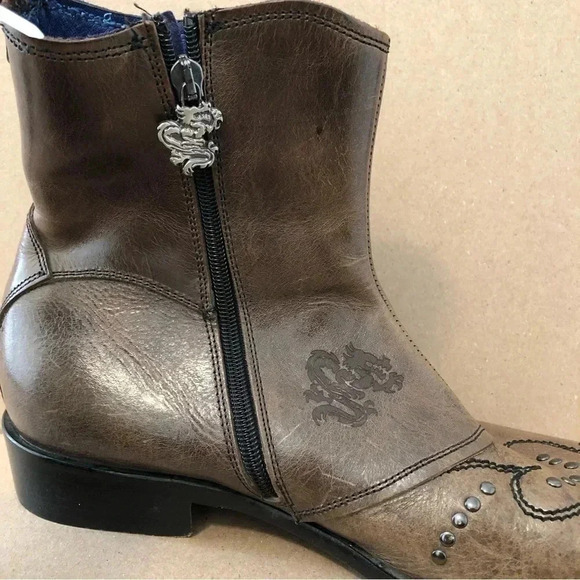 Mark Nason BARCLAY Dragon Rock Boots US‎ 7.5 Distressed Brown - Picture 5 of 16